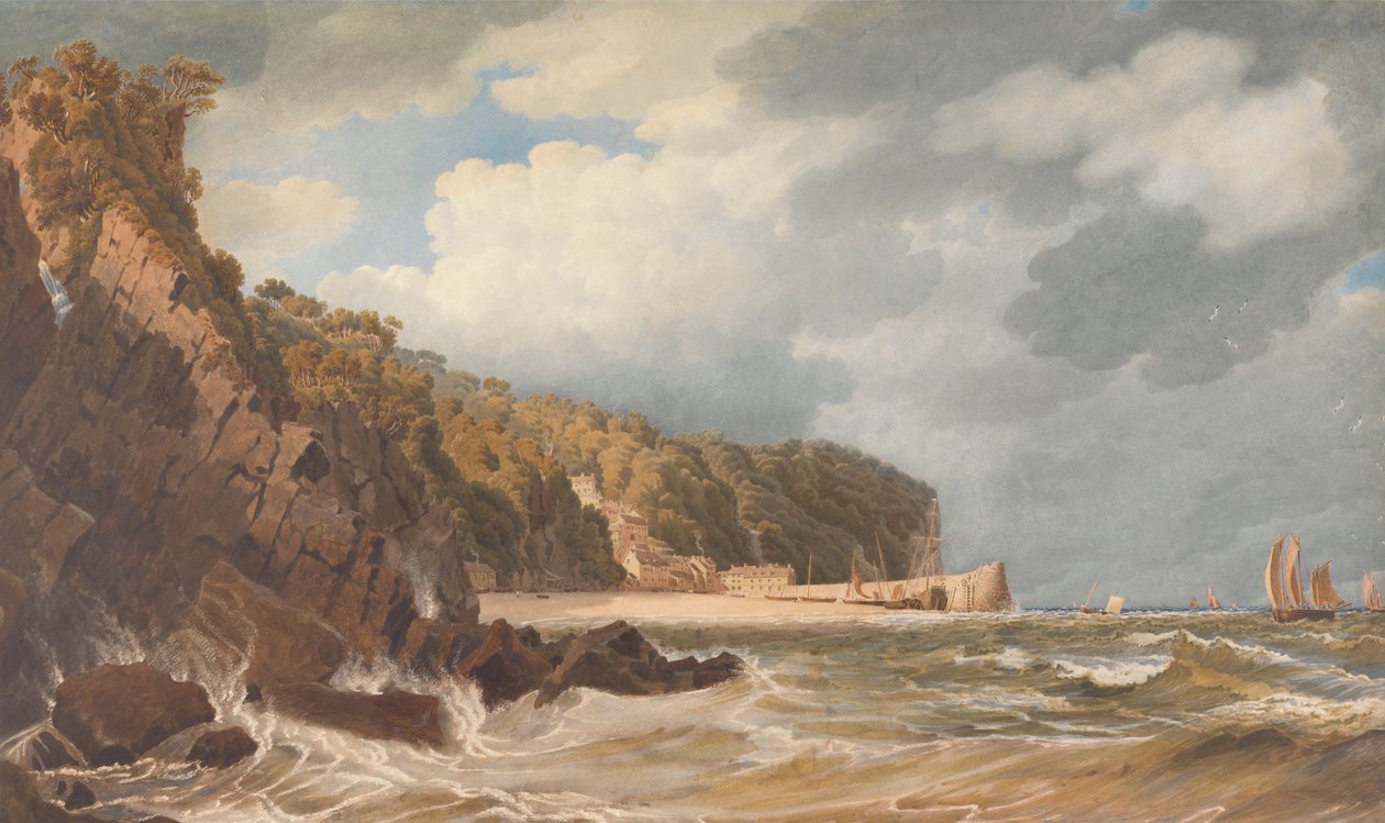 Clovelly, North Devon af William Turner of Oxford