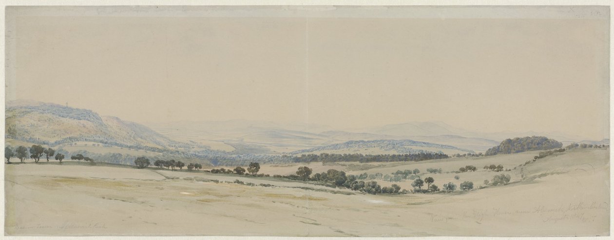 Hill Country i Northumberland af William Turner of Oxford