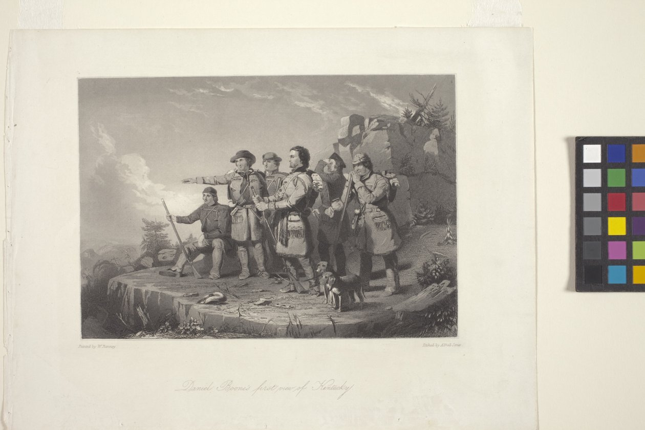 Daniel Boones første udsigt over Kentucky af William Tylee (after) Ranney
