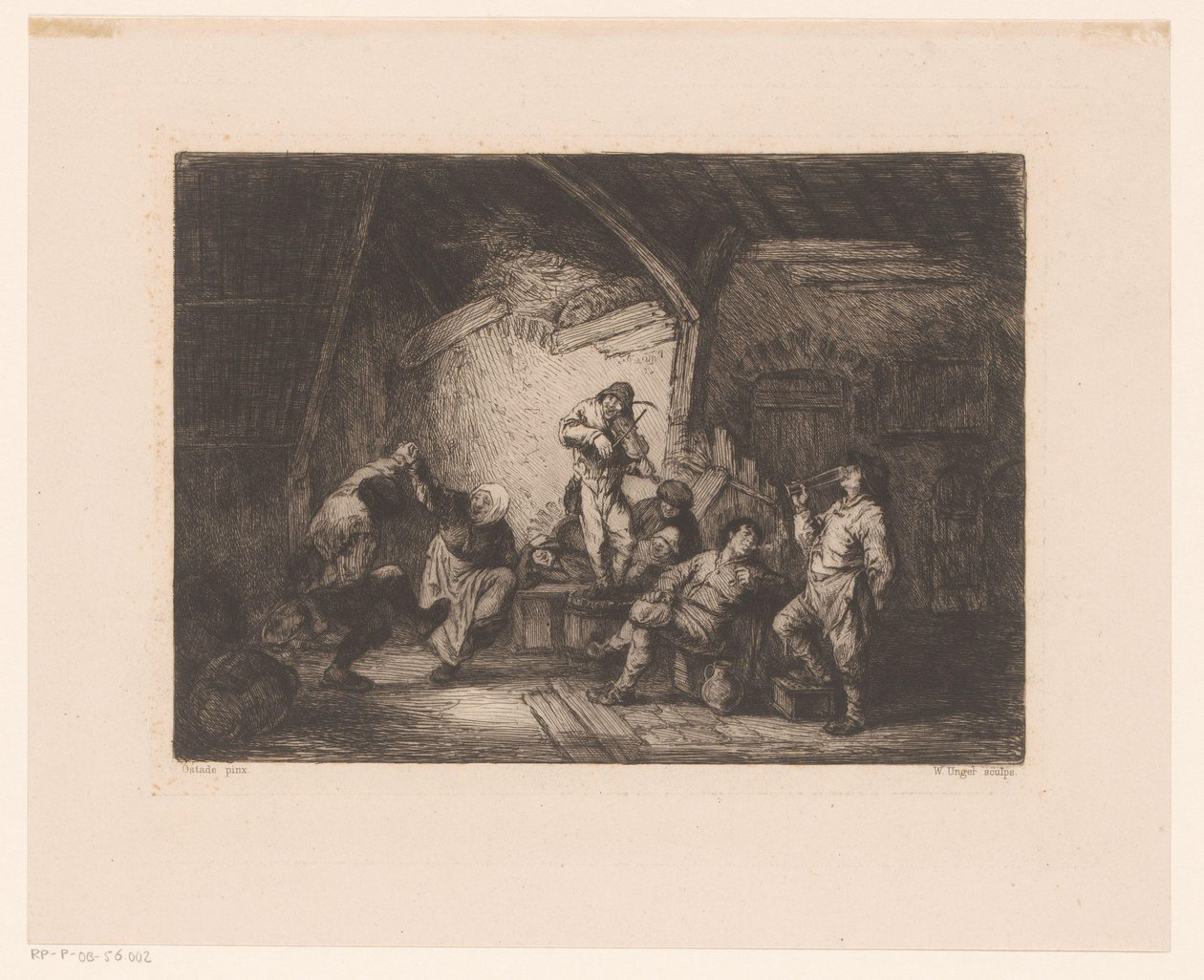 dansende par af William Unger