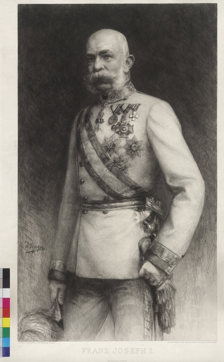 Franz Joseph I i gallauniform som feltmarskal af William Unger