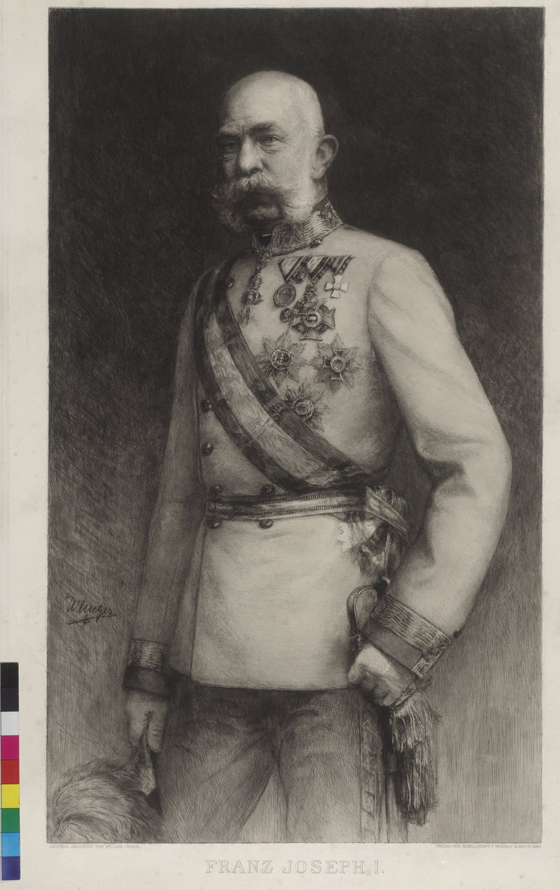 Franz Joseph I i gallauniform som feltmarskal af William Unger