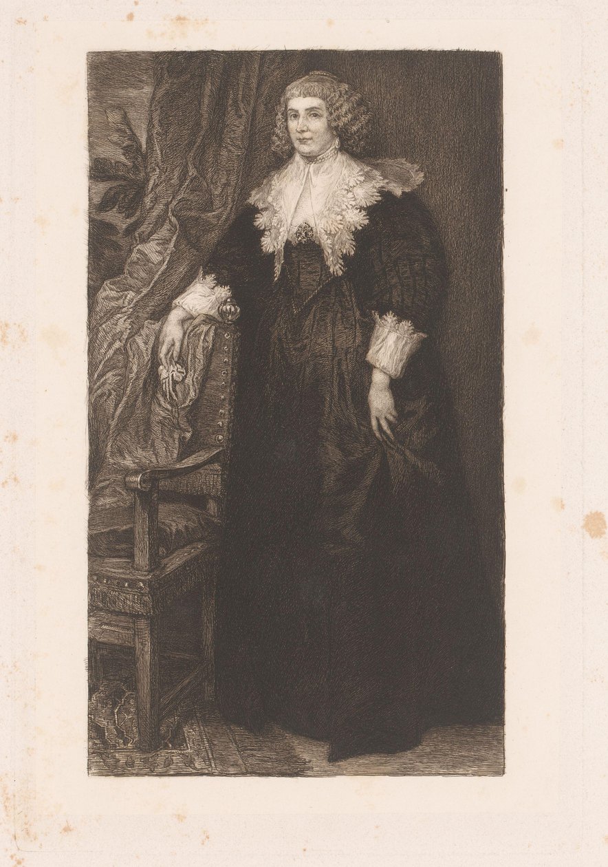 Portræt af Anna van Craesbecke af William Unger