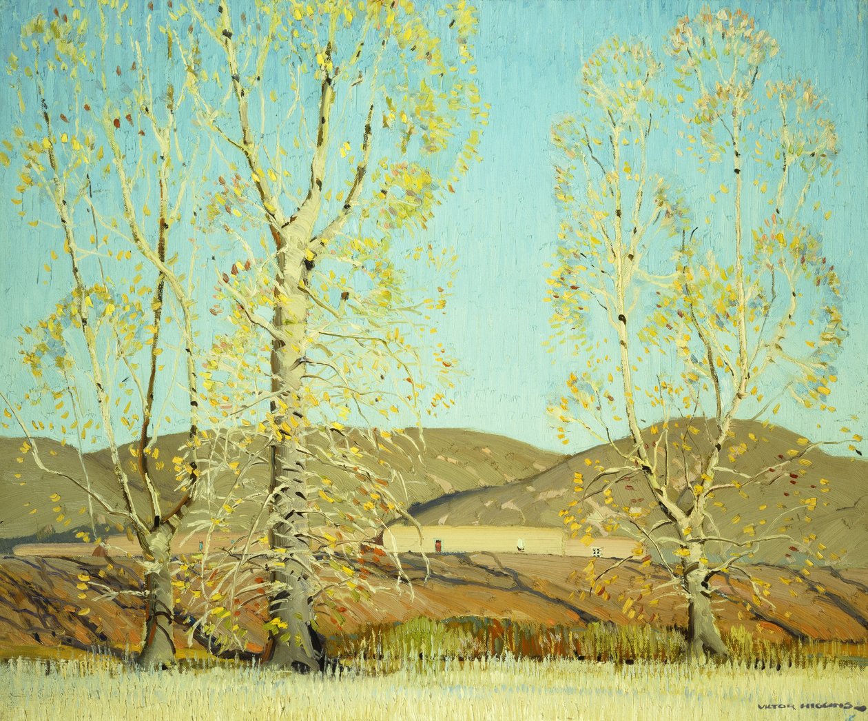 november - Landskab af William Victor Higgins