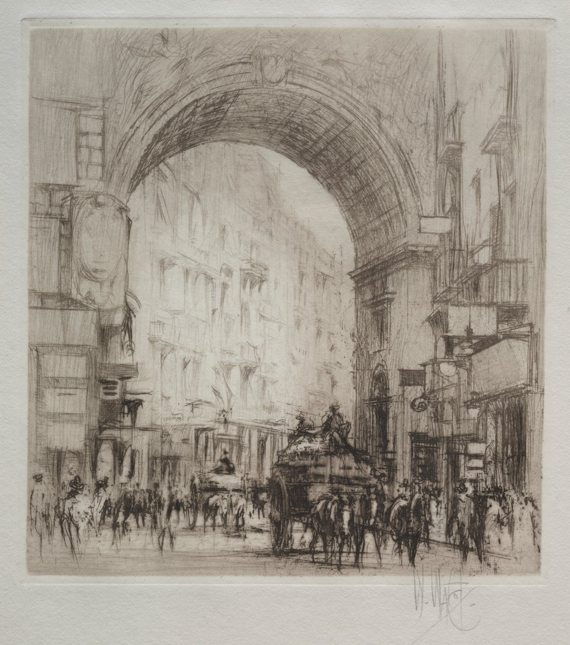 San Carlo Arch, Napoli af William Walcot