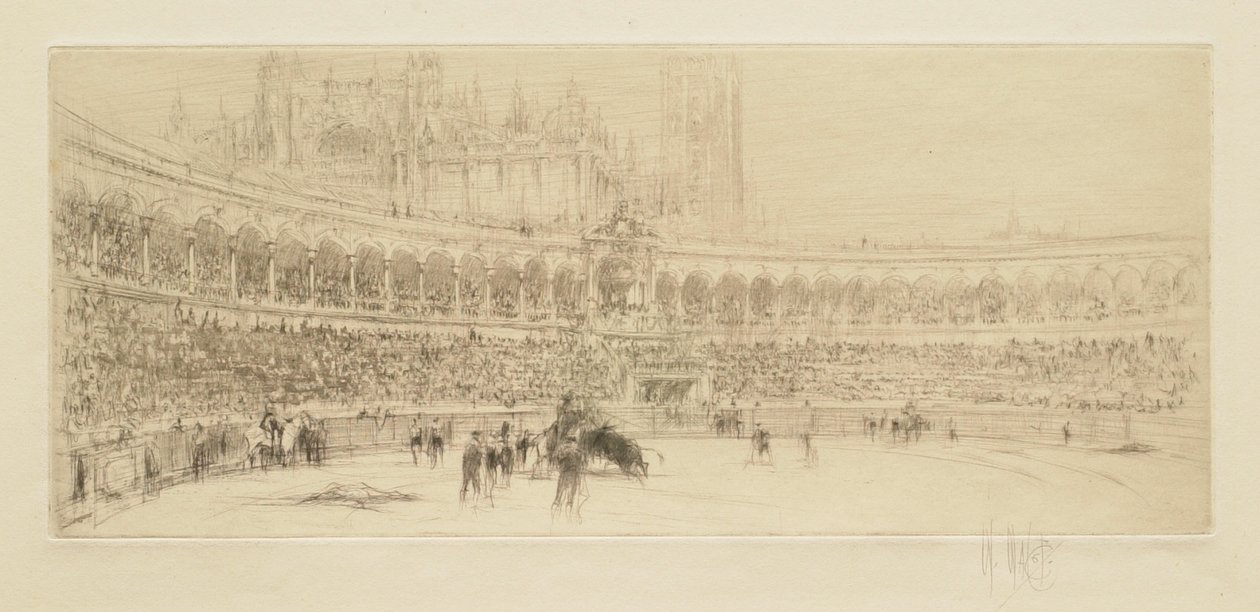 Tyrefægtning, Sevilla af William Walcot