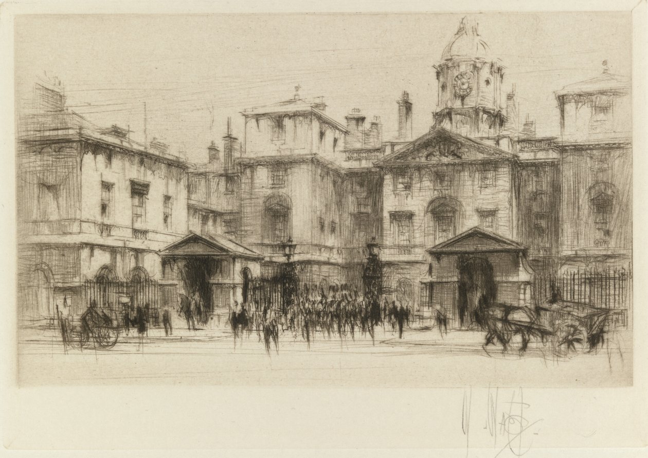 London Set: Horseguards af William Walcot