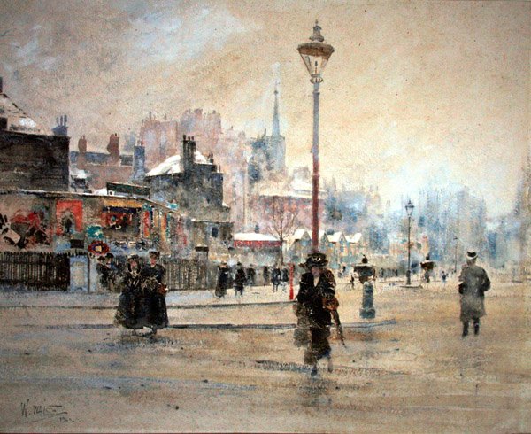 London om vinteren af William Walcot