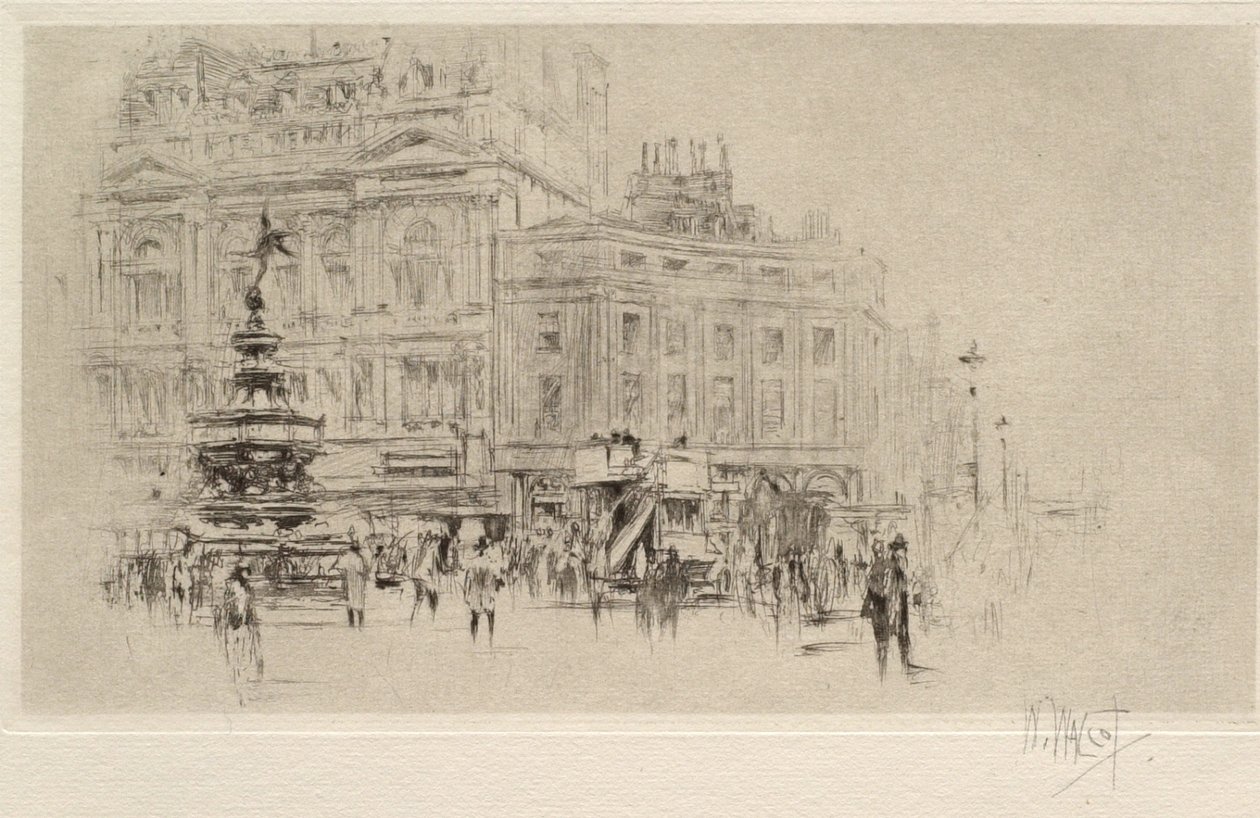 Piccadilly Circus af William Walcot