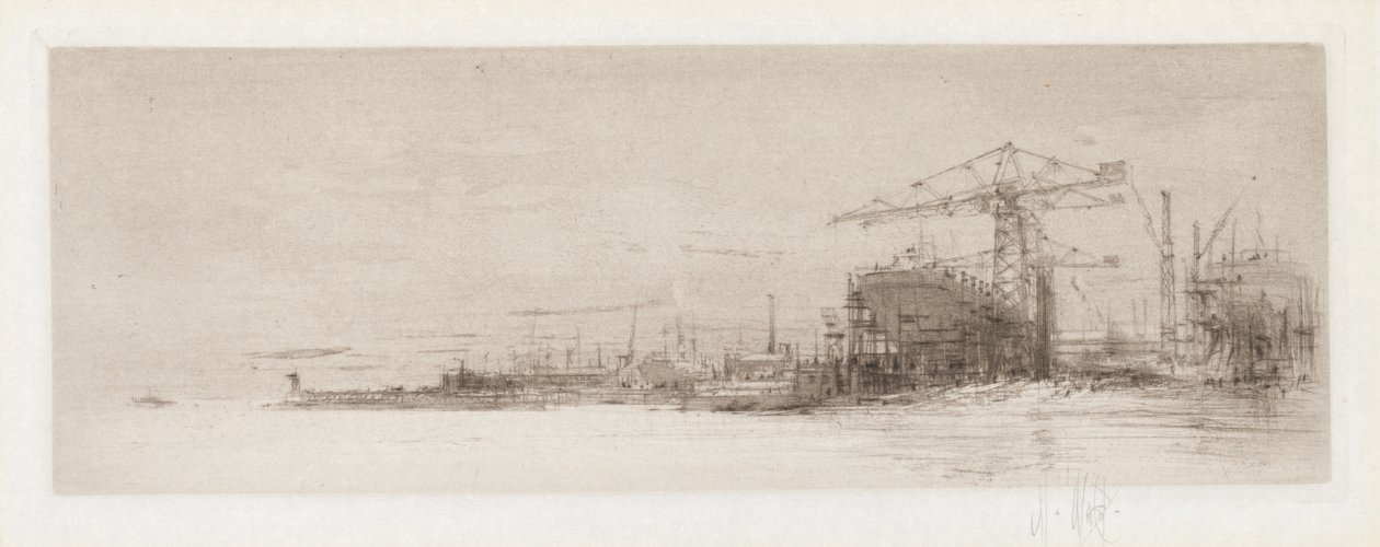 The Clyde fra serien The Arteries of Great Britain af William Walcot