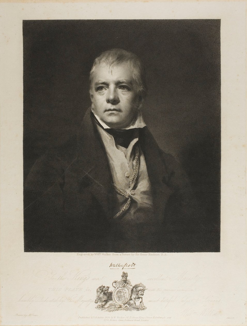 Sir Walter Scott Bart af William Walker