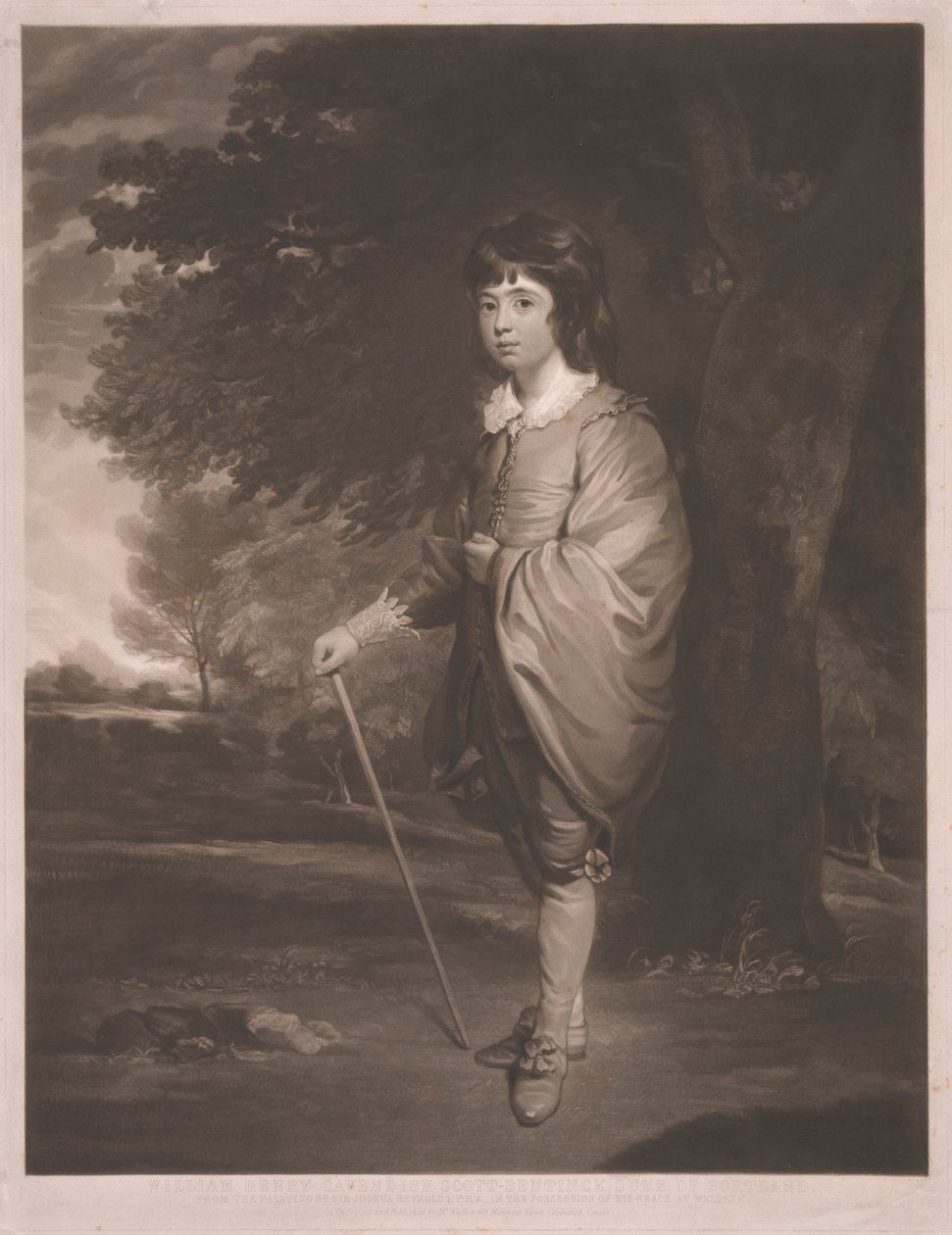 William Henry Cavendish Scott-Bentinck, hertug af Portland, da Marquess of Titchfield af William Walker
