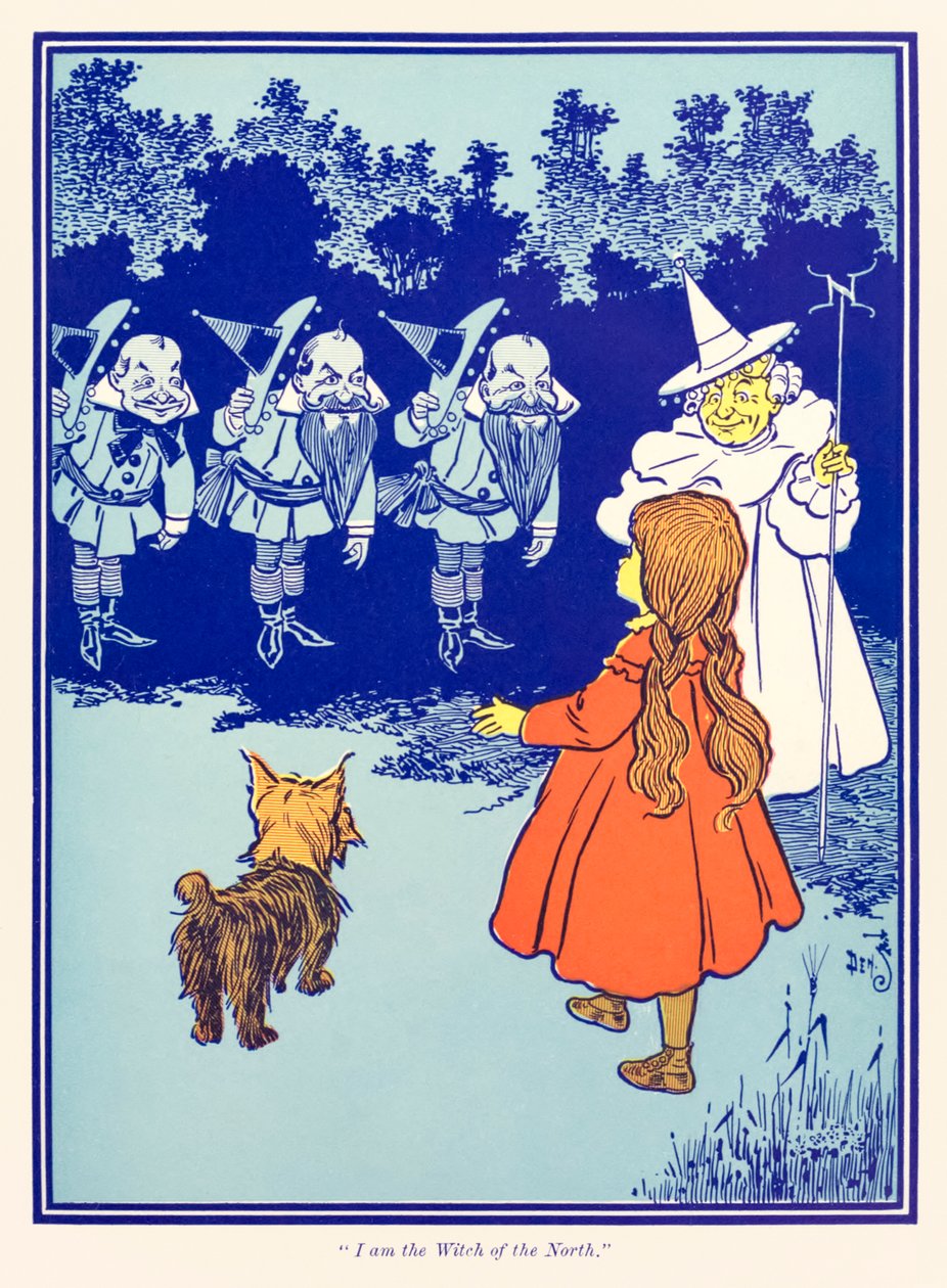 I am the Witch of the North fra The Wonderful Wizard of Oz af L. Frank Baum af William Wallace Denslow