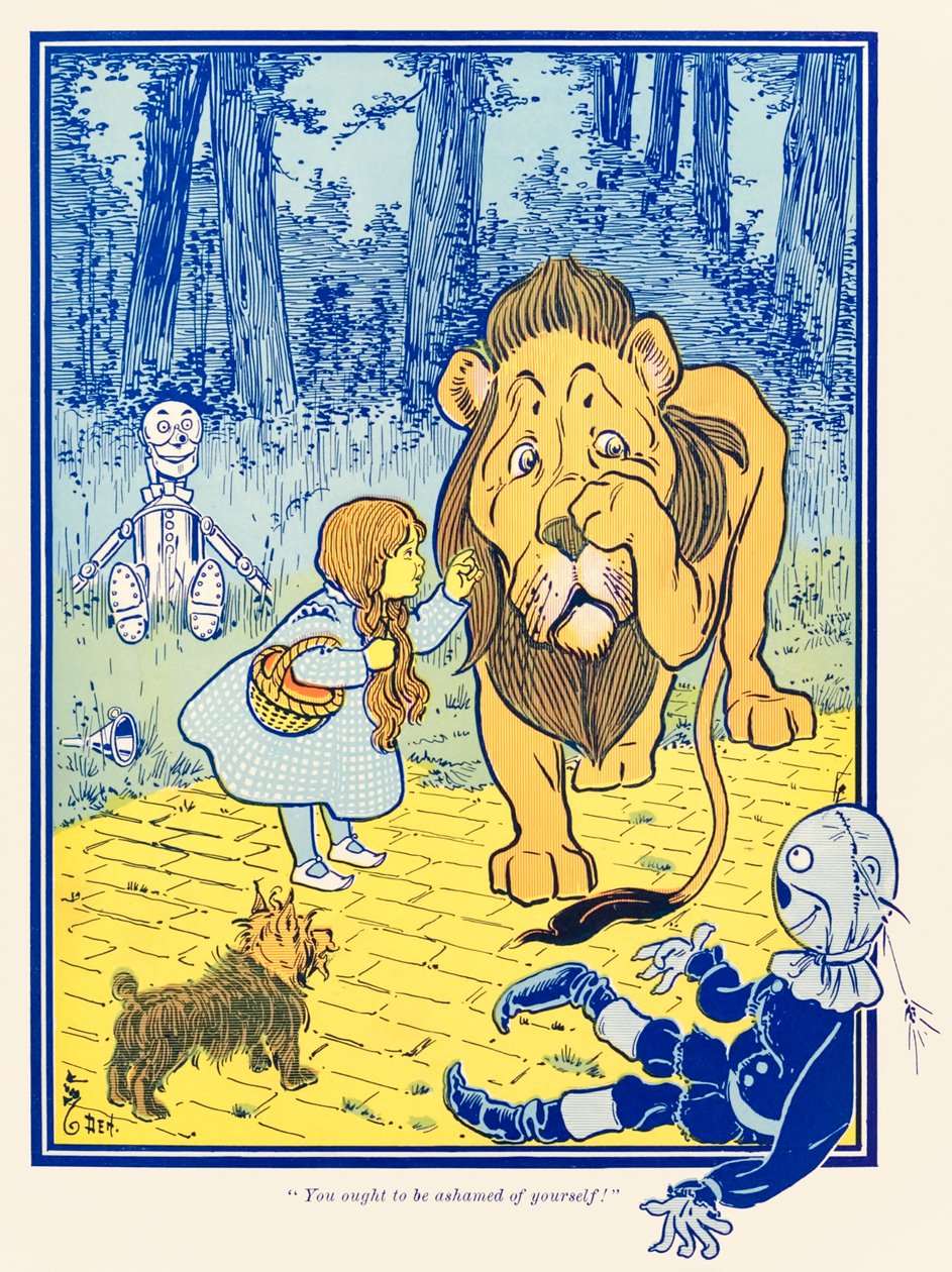 ?Du burde skamme dig!? fra ?Den vidunderlige troldmand fra Oz? af L. Frank Baum af William Wallace Denslow