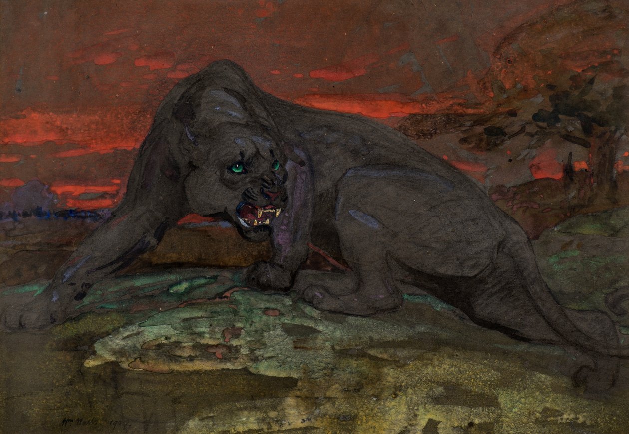 Black Panther af William Walls