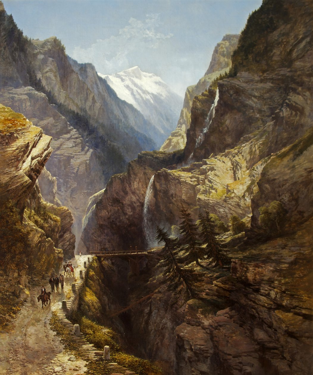 The Simplon Pass (olie på lærred) af William West