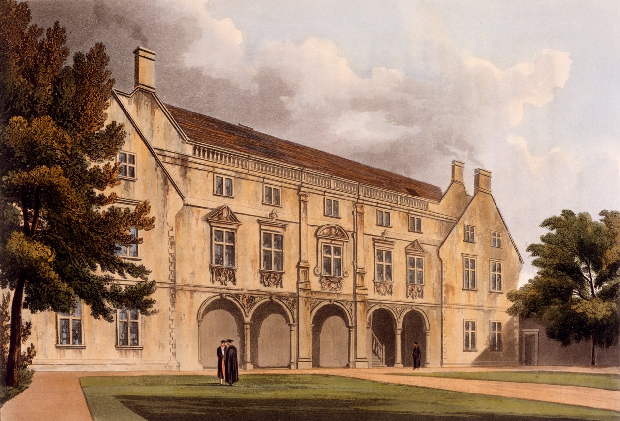 Yderside af Magdalene College Library, Cambridge, fra 