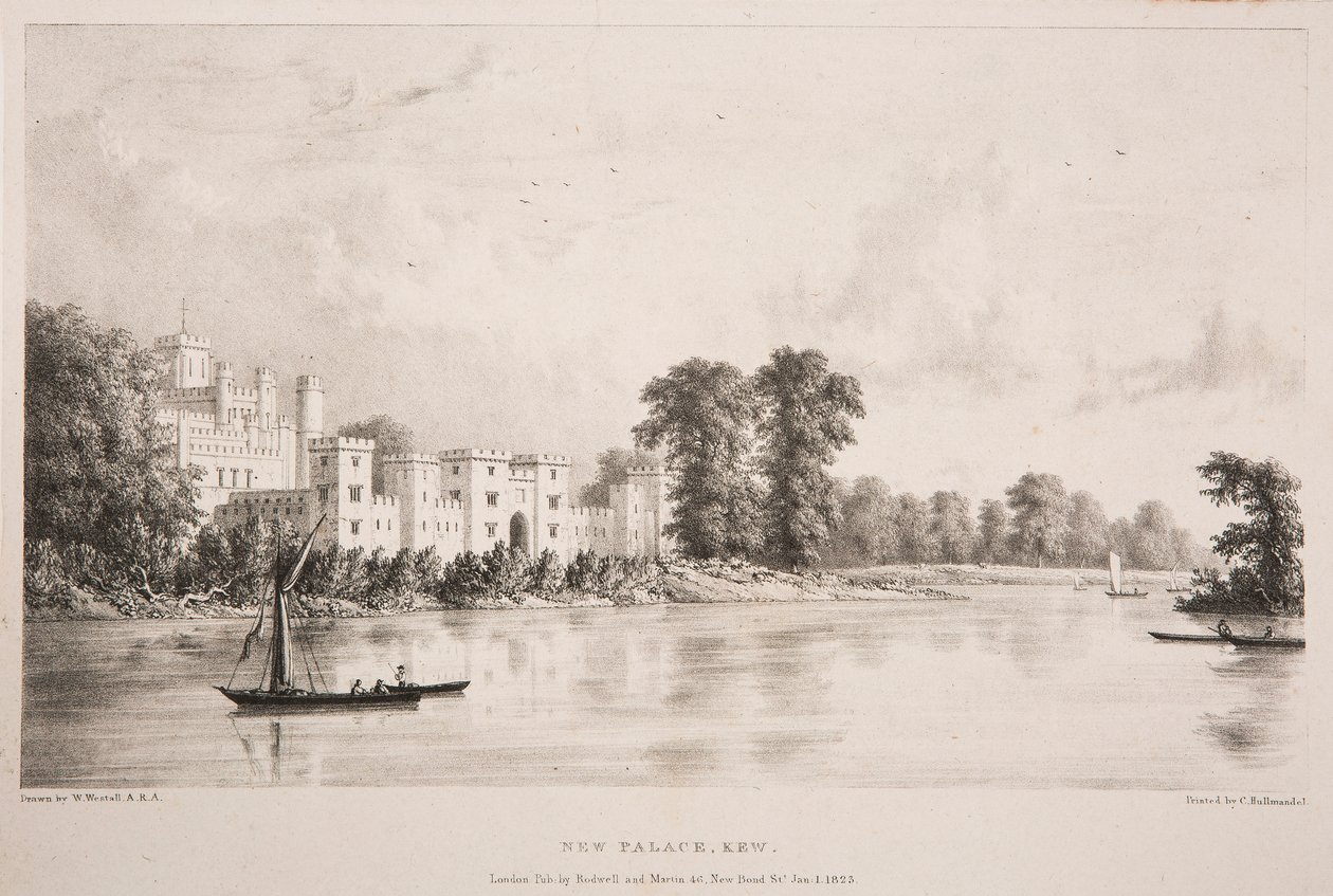 New Palace, Kew af William Westall
