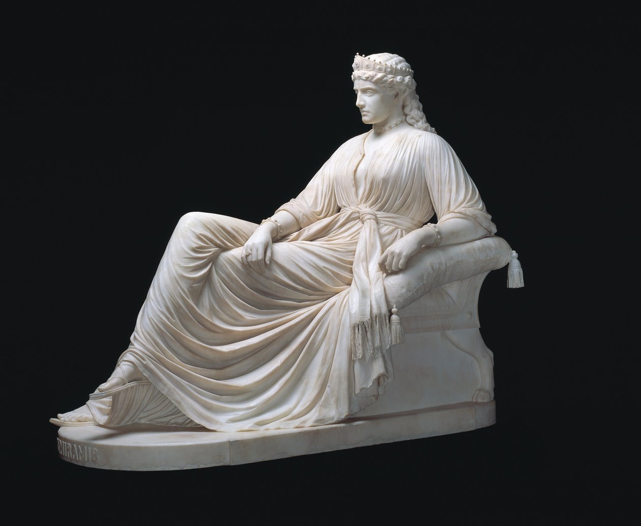 Semiramis, designet 1872, udskåret 1873 (marmor) af William Wetmore Story