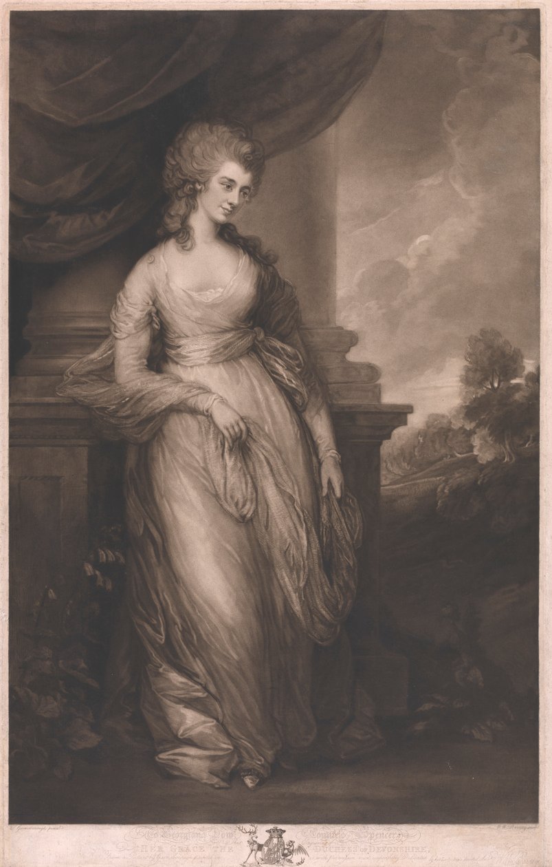 Hendes nåde hertuginden af Devonshire af William Whiston Barney