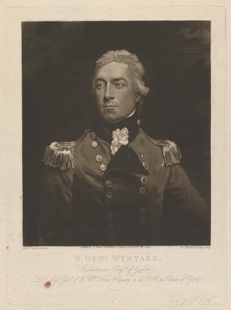 Generalløjtnant William Wynyard af William Whiston Barney