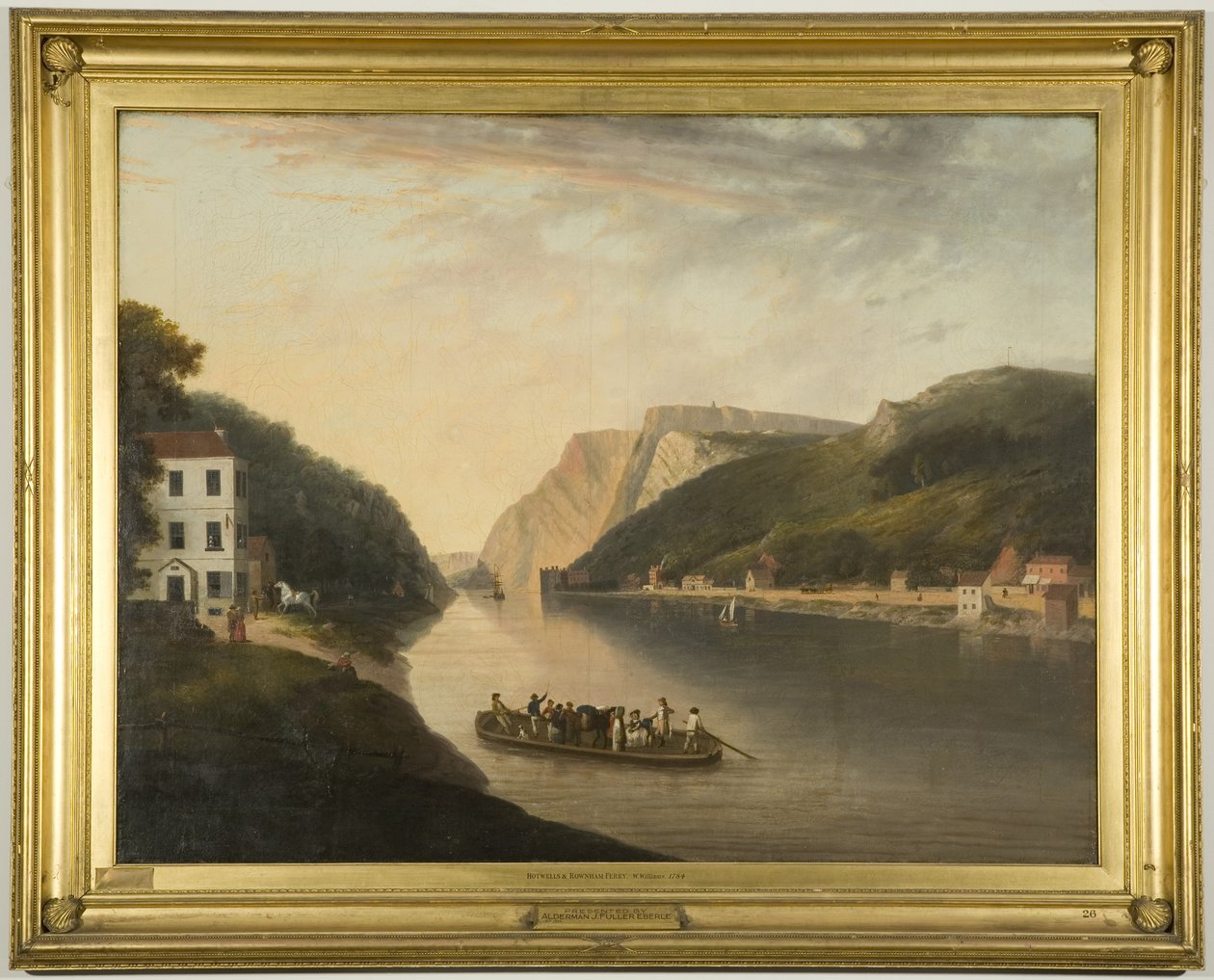 Hotwells og Rownham færge af William Williams