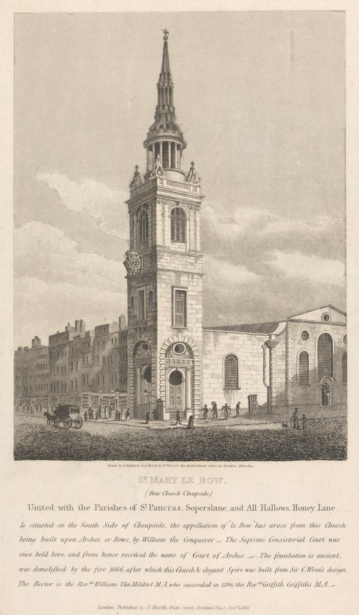 St. Mary le Bow af William Wise