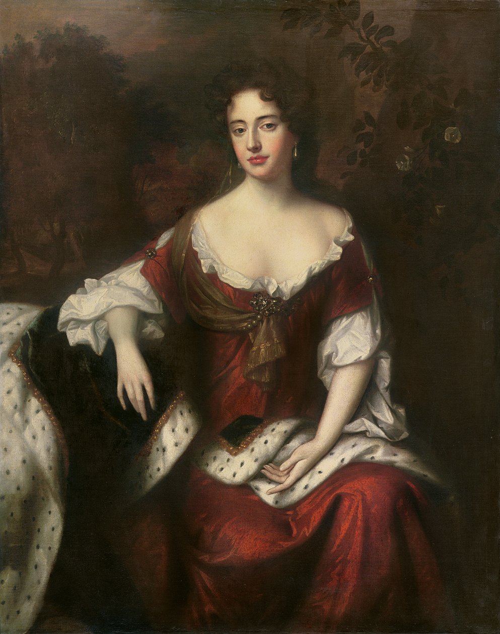 Portræt af Anne, dronning af Storbritannien og Irland af William Wissing or Wissmig