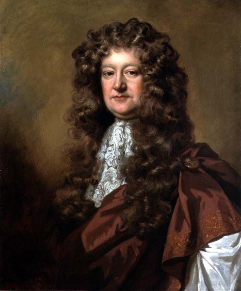 Portræt af en mand af William Wissing or Wissmig