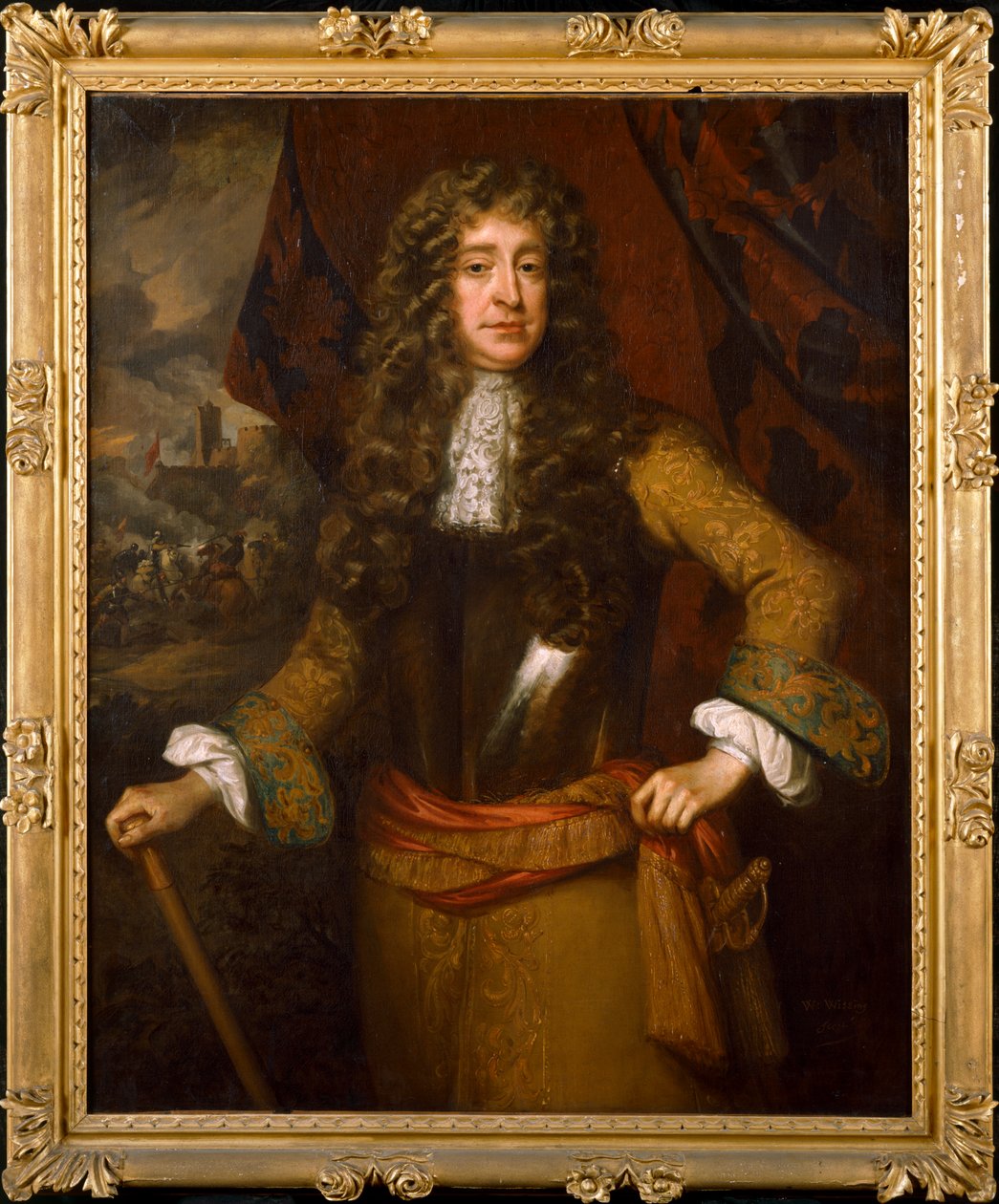 Ukendt mand kaldet William III (olie på lærred) af William Wissing or Wissmig