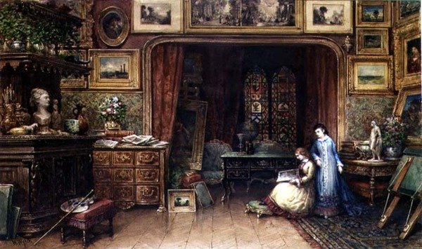 Kunstnerens Atelier af William Wyld