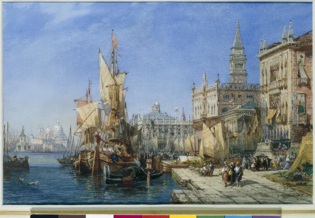 Riva degli Schiavoni af William Wyld