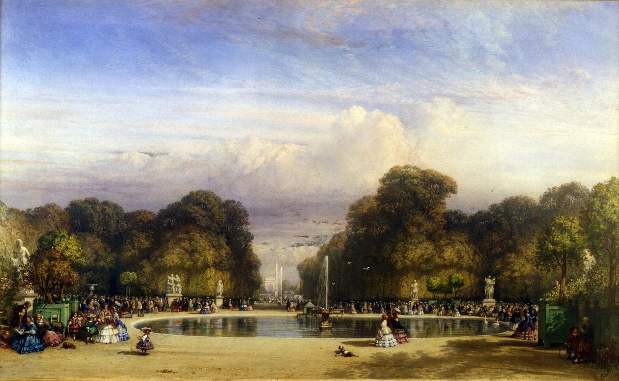 Tuilerierne, Paris af William Wyld