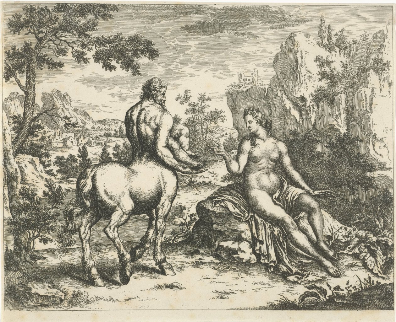 Ocyrhoe forudsiger Chirons og Asclepius