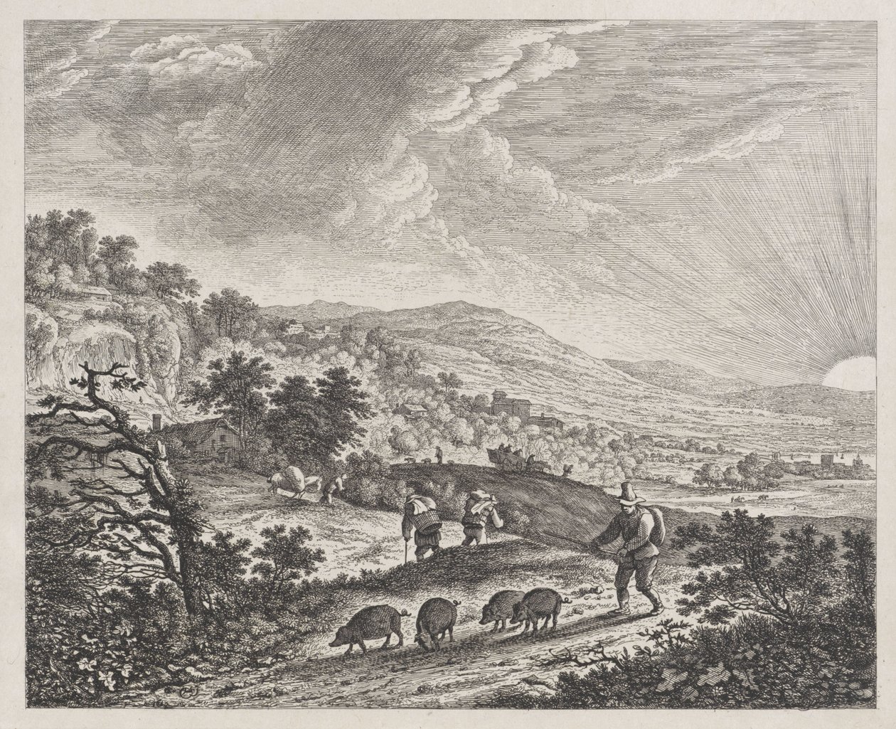 svinehyrde af William Young Ottley