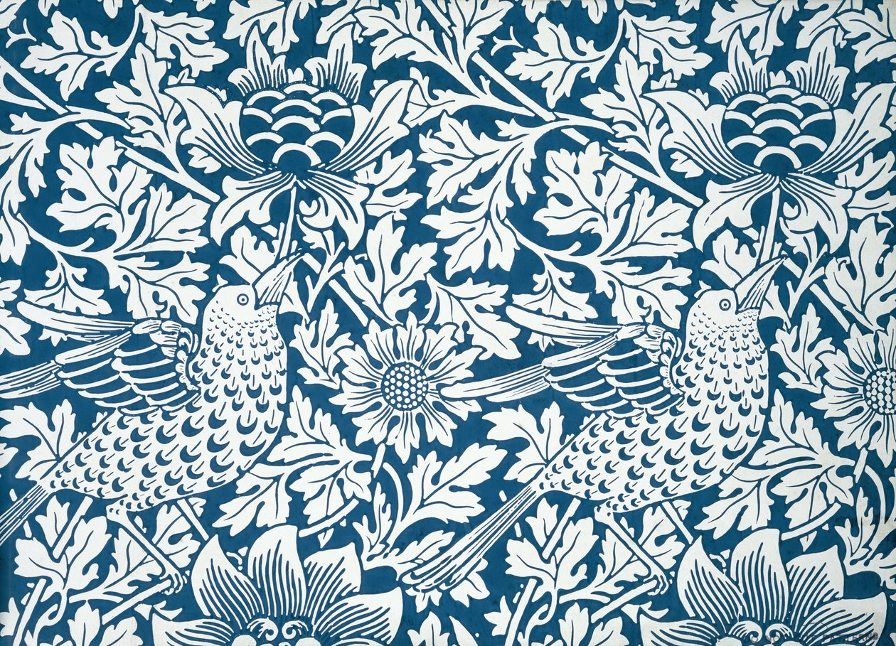 Tapetprøvebog, før 1917 (tryk) af William and Company Morris