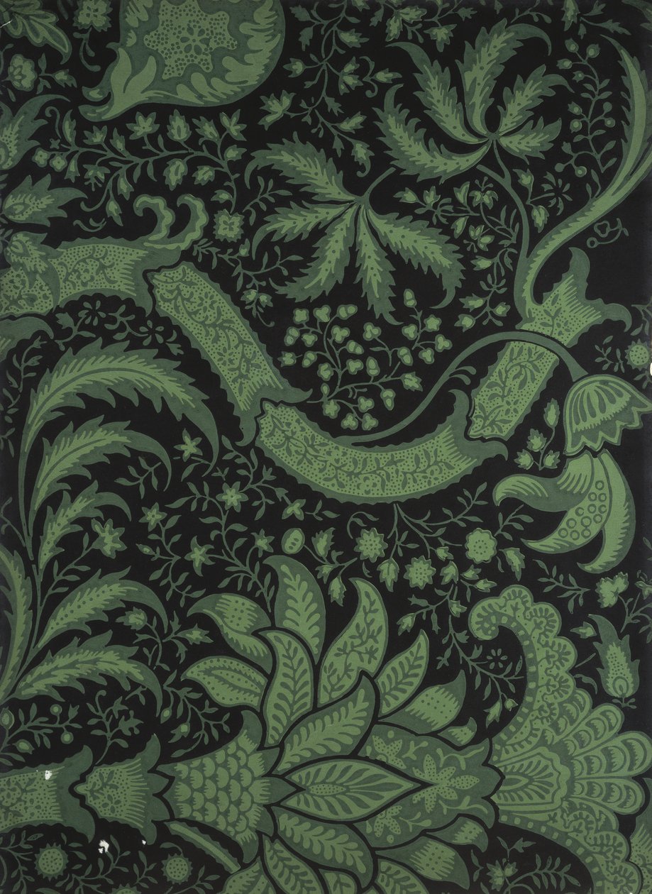 Tapetprøvebog, før 1917 (tryk) af William and Company Morris