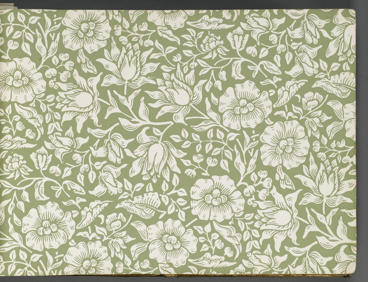 Tapetprøvebog, før 1917 (tryk) af William and Company Morris