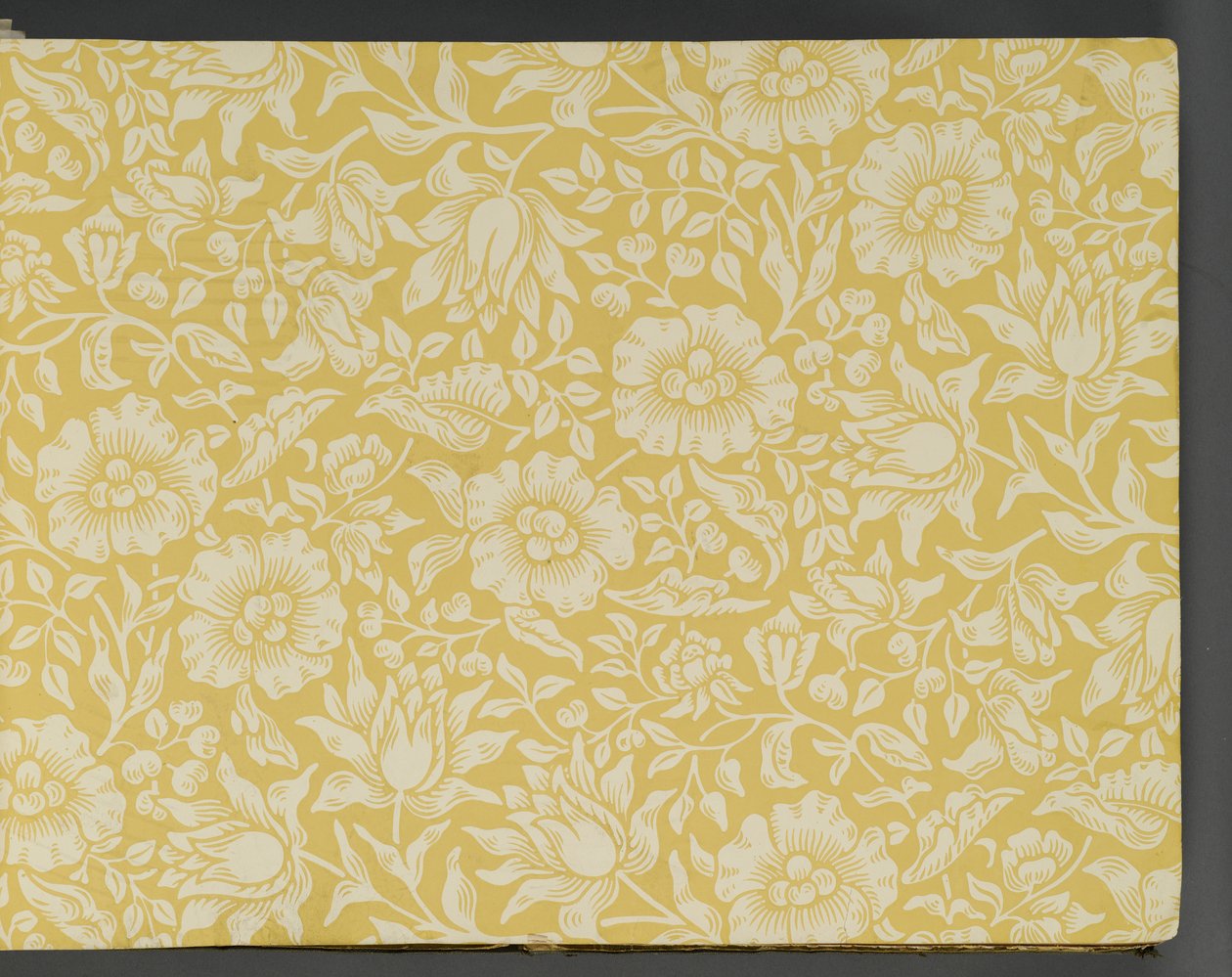 Tapetprøvebog, før 1917 (tryk) af William and Company Morris