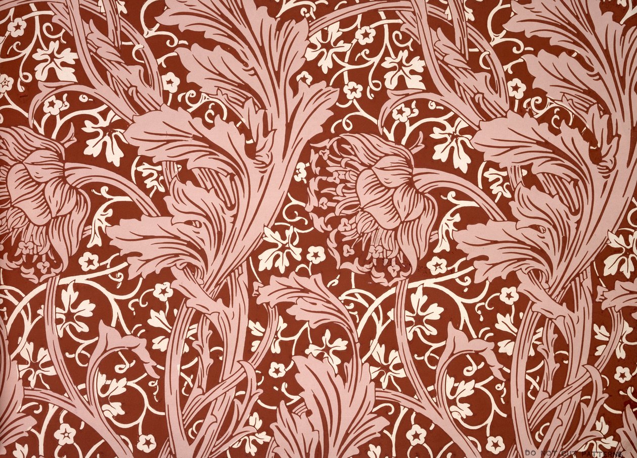 Tapetprøvebog, før 1917 (tryk) af William and Company Morris