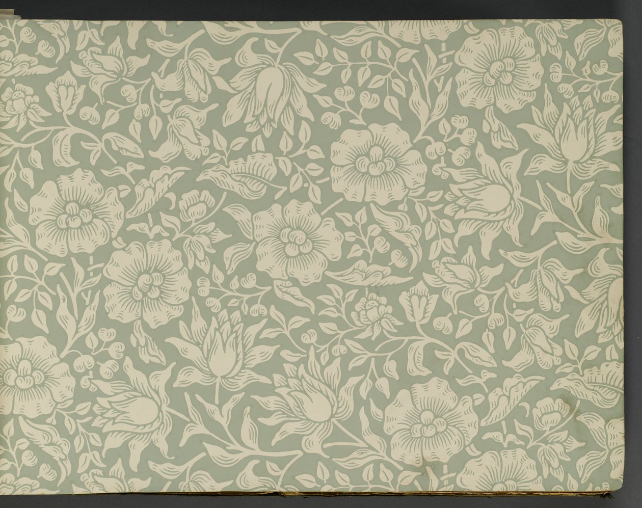 Tapetprøvebog, før 1917 (tryk) af William and Company Morris