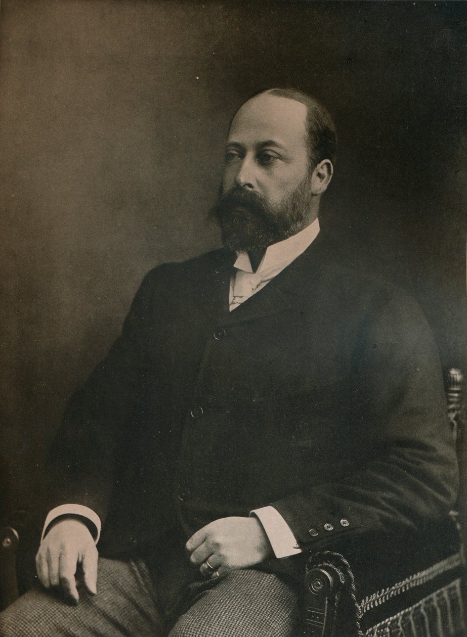 Et privat portræt af kong Edward VII, c1890 1911 af William and Daniel Downey