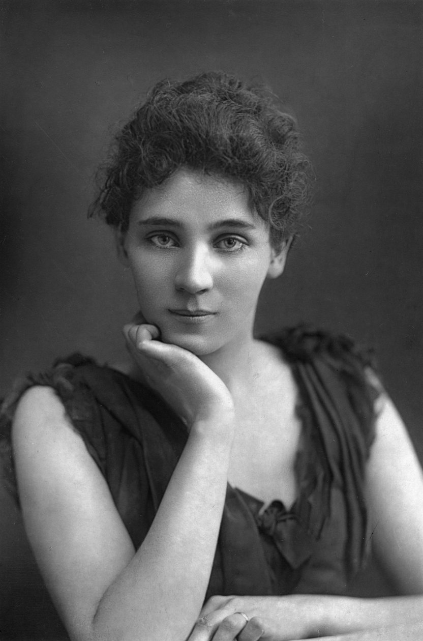 Elizabeth Robins 1862-1952, amerikansk skuespillerinde, dramatiker, romanforfatter og suffragette, 1893. af William and Daniel Downey