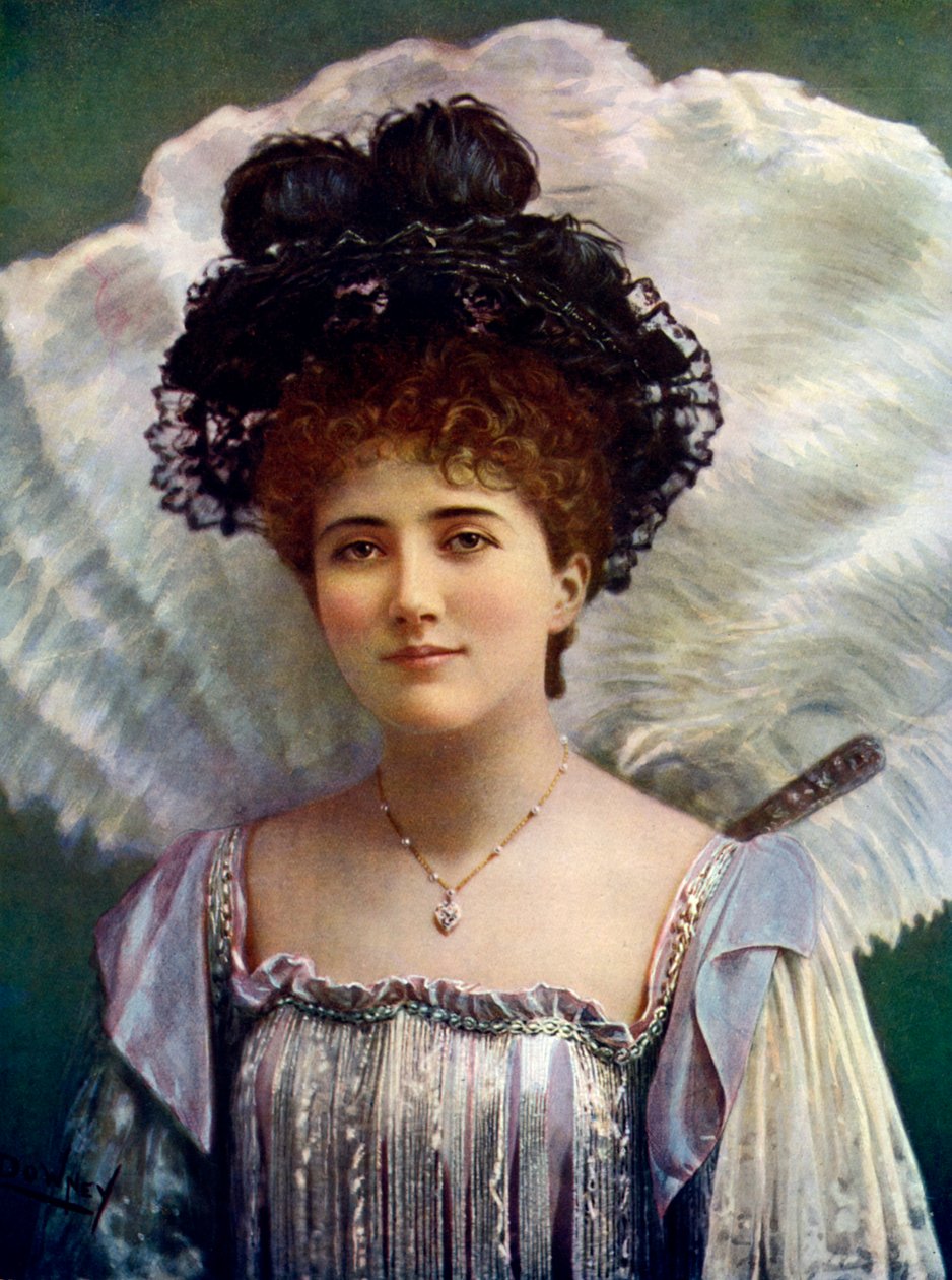 Ethel Matthews, skuespillerinde, 1899-1900. af William and Daniel Downey