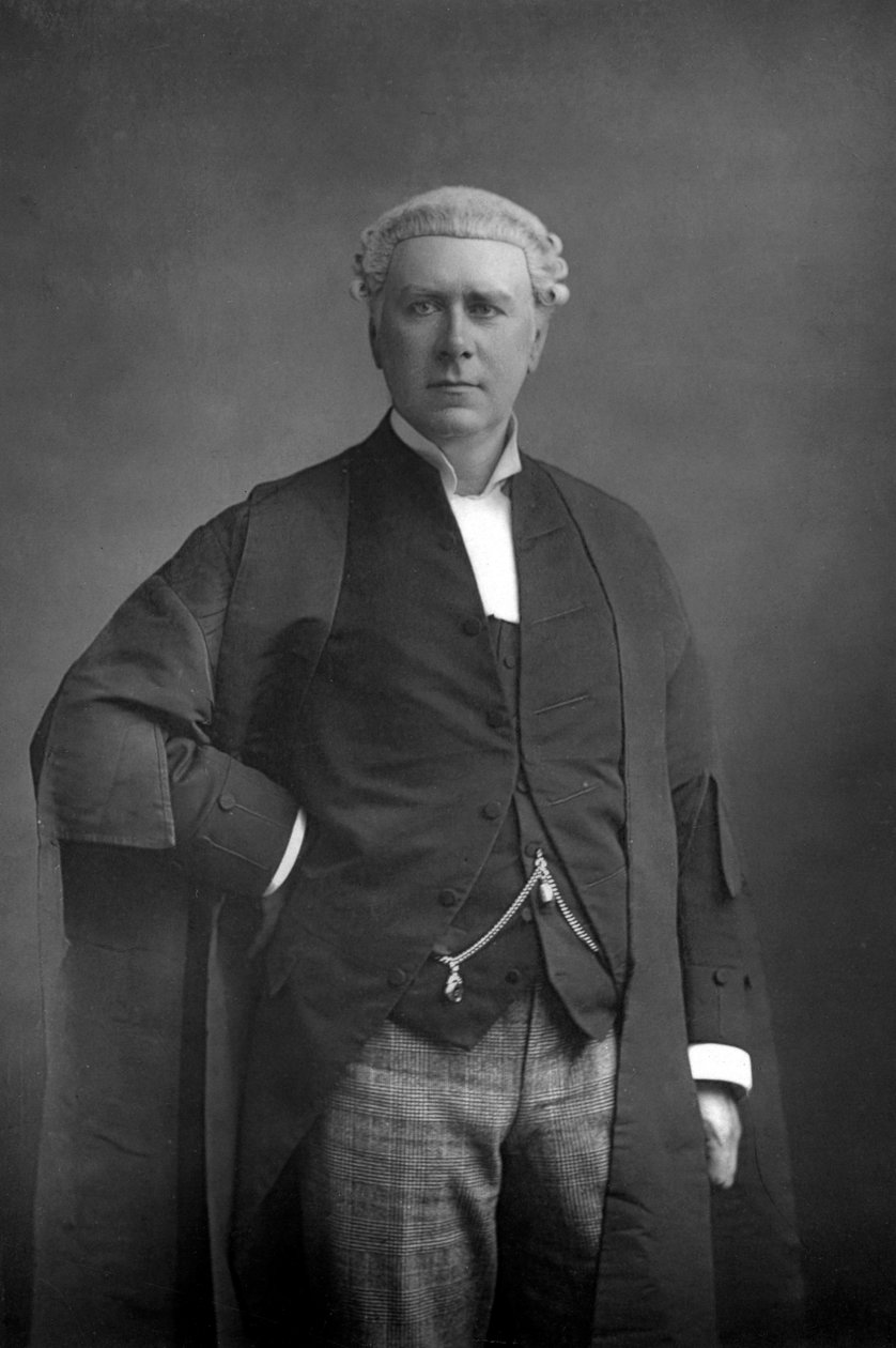 Frank Lockwood 1846-1897, engelsk advokat og politiker, 1890. af William and Daniel Downey