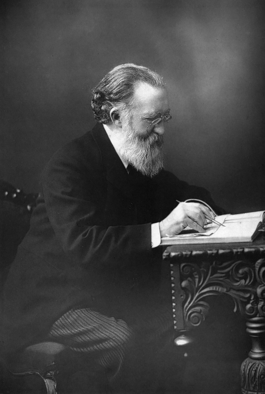Justin McCarthy 1830-1912, irsk politiker, historiker og romanforfatter, 1893. af William and Daniel Downey