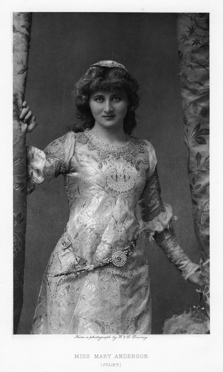 Mary Anderson, amerikansk skuespillerinde, c1895 af William and Daniel Downey