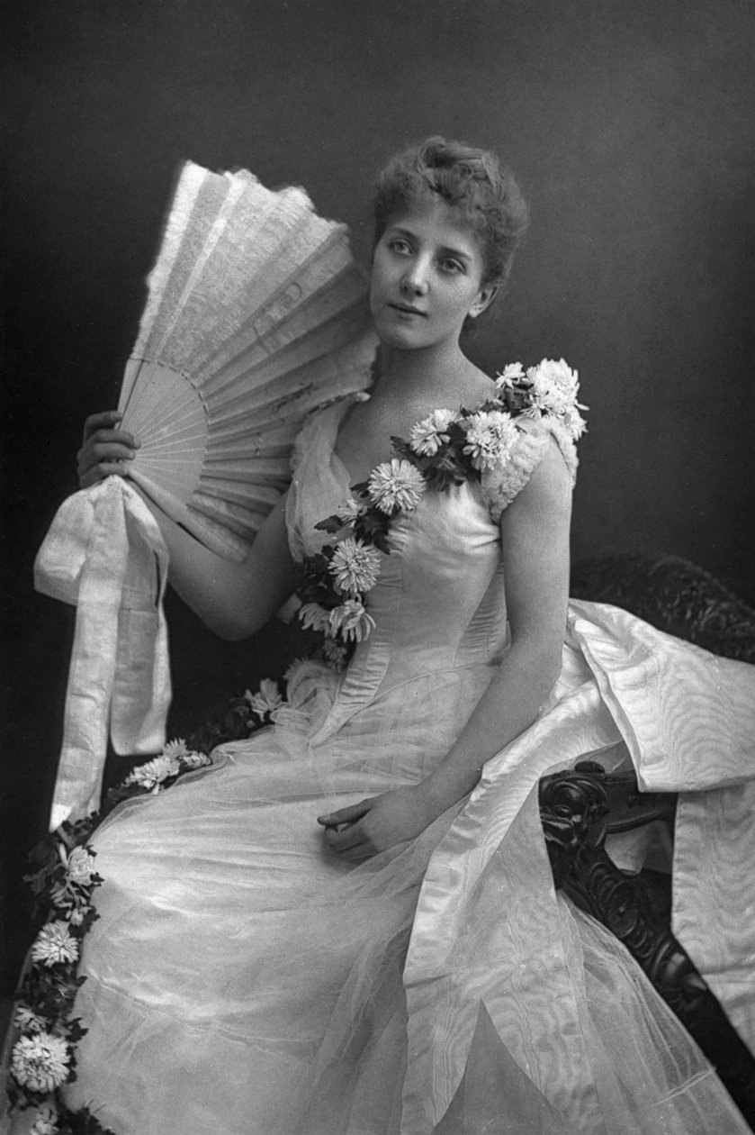 Maude Millett, skuespillerinde, 1890. af William and Daniel Downey