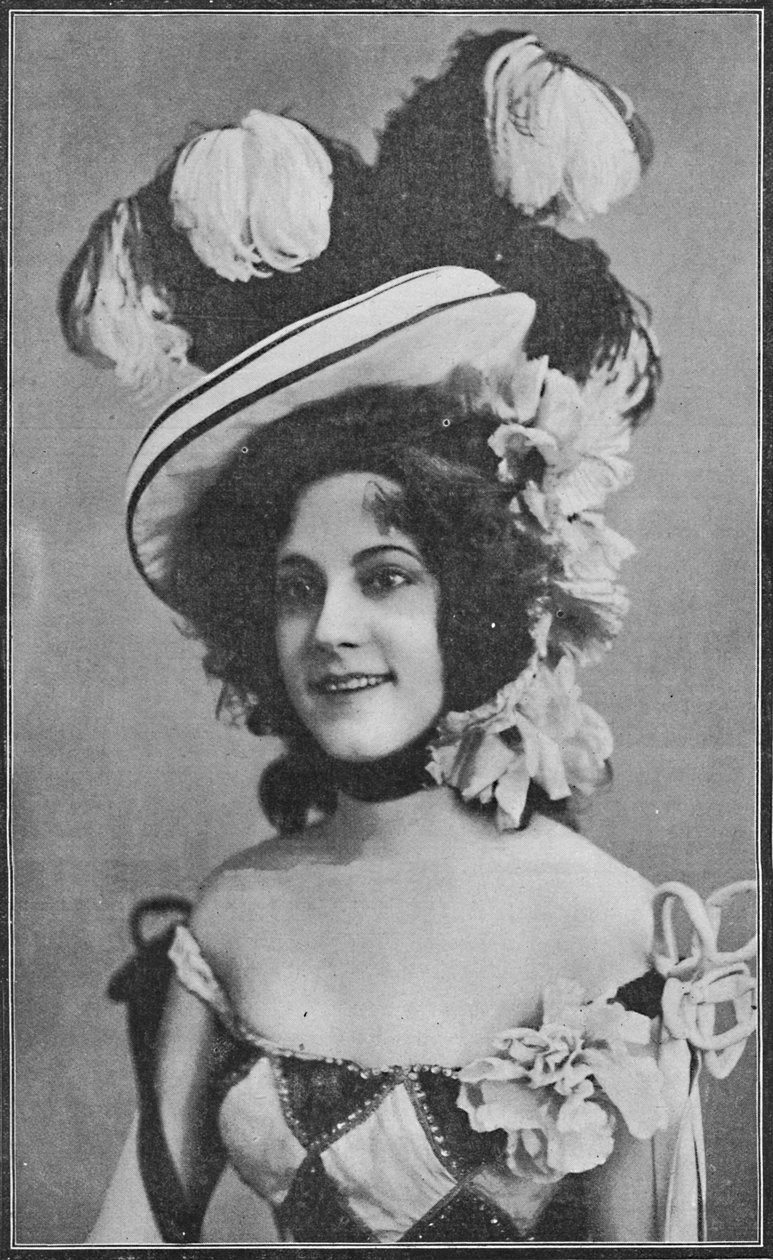 Miss Mabelle Gilman, den forheksende pige i kasinoet - Kasinopigen på Shaftesbury, 1 af William and Daniel Downey