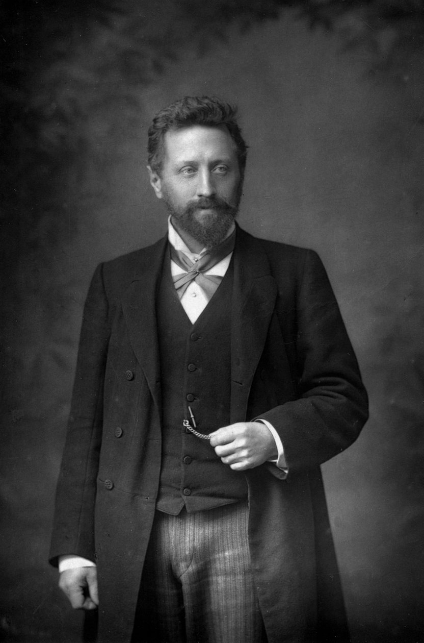 Professor William Edward Ayrton 1847-1908, britisk fysiker og elektroingeniør, 1893. af William and Daniel Downey